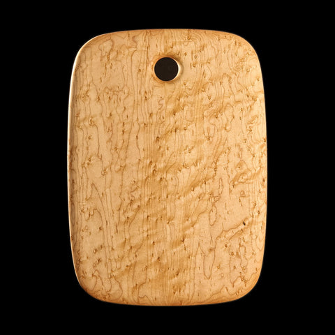 Primo #4 - 11" x 15.5" Bird's-Eye Maple Cutting Board