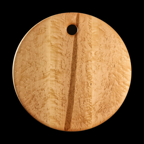 Primo #8 - 20" Round Bird's-Eye Maple Cutting Board