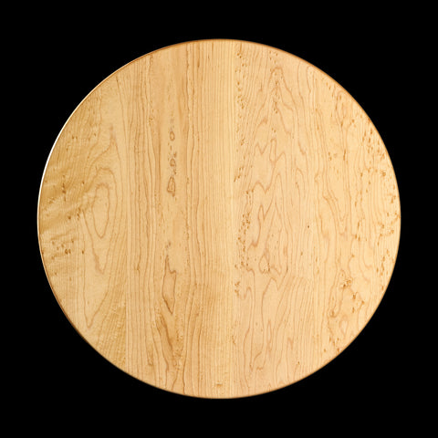 #LC-15 - 15" Round Bird's-eye Maple Cutting Board