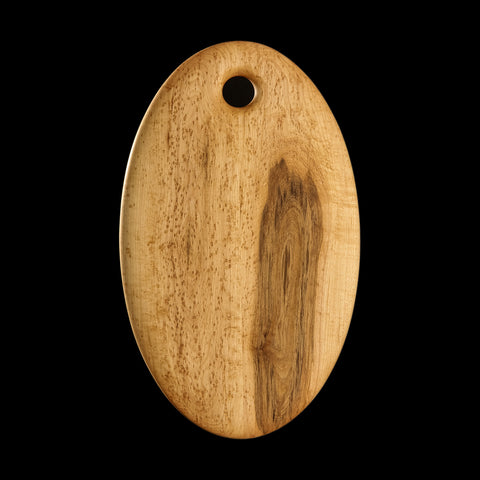 Small Oval Bird's-Eye Maple Cutting Board